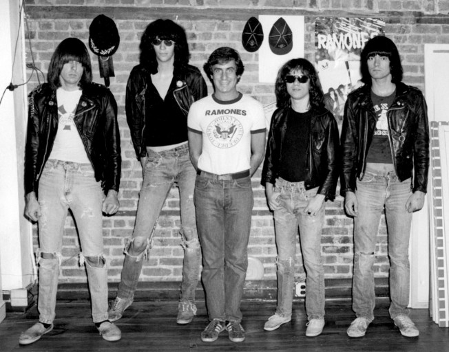 Danny com os Ramones