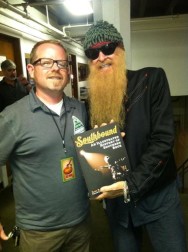O autor com Billy Gibbons